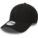 cepur-izliekta-melns-pieguloss-berniem-39thirty-rubber-prime-no-new-york-yankees-mlb-no-new-era