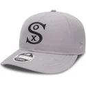 verstellbare-graue-9fifty-low-profile-city-series-kappe-der-chicago-white-sox-mlb-von-new-era