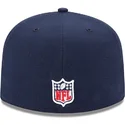 cepur-plakana-tumsi-zils-pieguloss-59fifty-on-field-no-chicago-bears-nfl-no-new-era