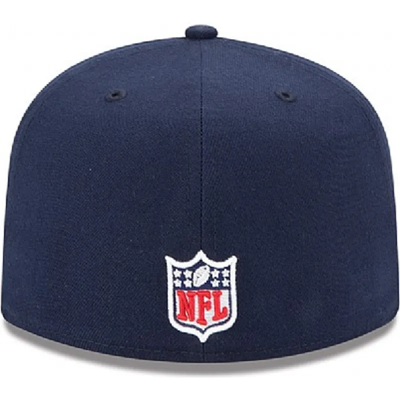 cepur-plakana-tumsi-zils-pieguloss-59fifty-on-field-no-chicago-bears-nfl-no-new-era