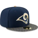 cepur-plakana-zils-pieguloss-59fifty-sideline-no-los-angeles-rams-nfl-no-new-era