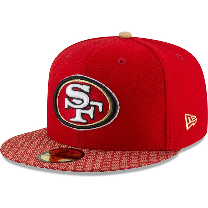 cap-plakana-red-ajustada-59fifty-sideline-no-san-francisco-49ers-nfl-no-new-era