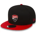 cepur-plakana-melns-snapback-9fifty-snaparch-no-ducati-motor-motogp-no-new-era