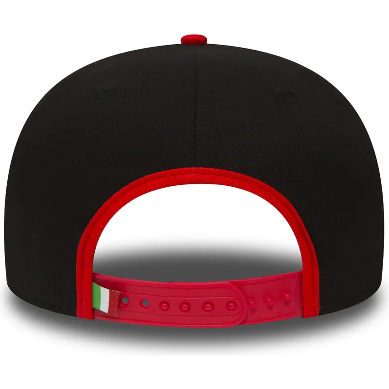 cepur-plakana-melns-snapback-9fifty-snaparch-no-ducati-motor-motogp-no-new-era