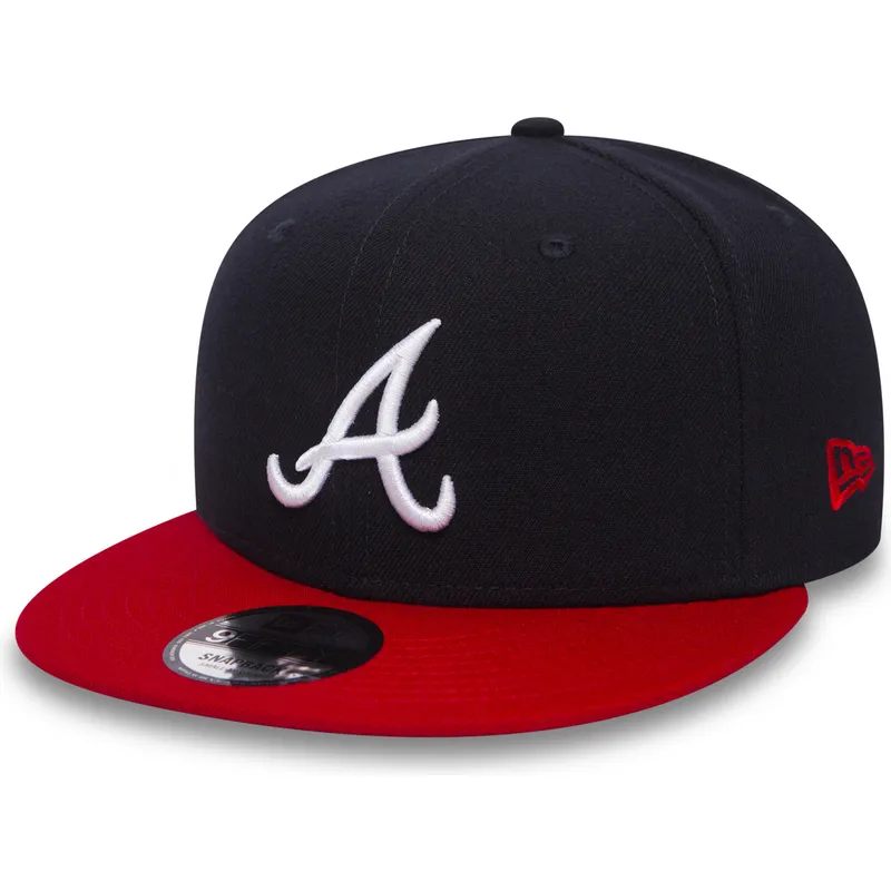 cepur-plakana-melns-snapback-9fifty-no-atlanta-braves-mlb-no-new-era