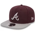 cepur-plakana-sarkans-snapback-9fifty-seasonal-heather-no-atlanta-braves-mlb-no-new-era