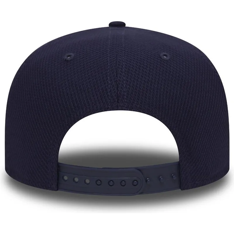 cepur-plakana-tumsi-zils-snapback-9fifty-diamond-era-essential-no-oakland-athletics-mlb-no-new-era