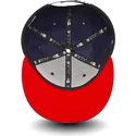 cepur-plakana-tumsi-zils-snapback-9fifty-diamond-era-essential-no-oakland-athletics-mlb-no-new-era