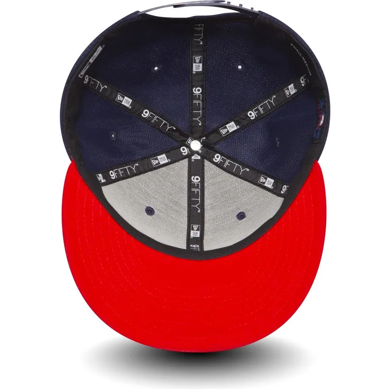 cepur-plakana-tumsi-zils-snapback-9fifty-diamond-era-essential-no-oakland-athletics-mlb-no-new-era