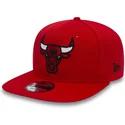 cepur-plakana-sarkans-snapback-9fifty-mesh-no-chicago-bulls-nba-no-new-era