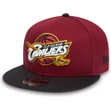 cepur-plakana-sarkans-snapback-9fifty-no-cleveland-cavaliers-nba-no-new-era