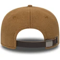 new-era-9fifty-premium-classic-verstellbare-braune-flachkappe