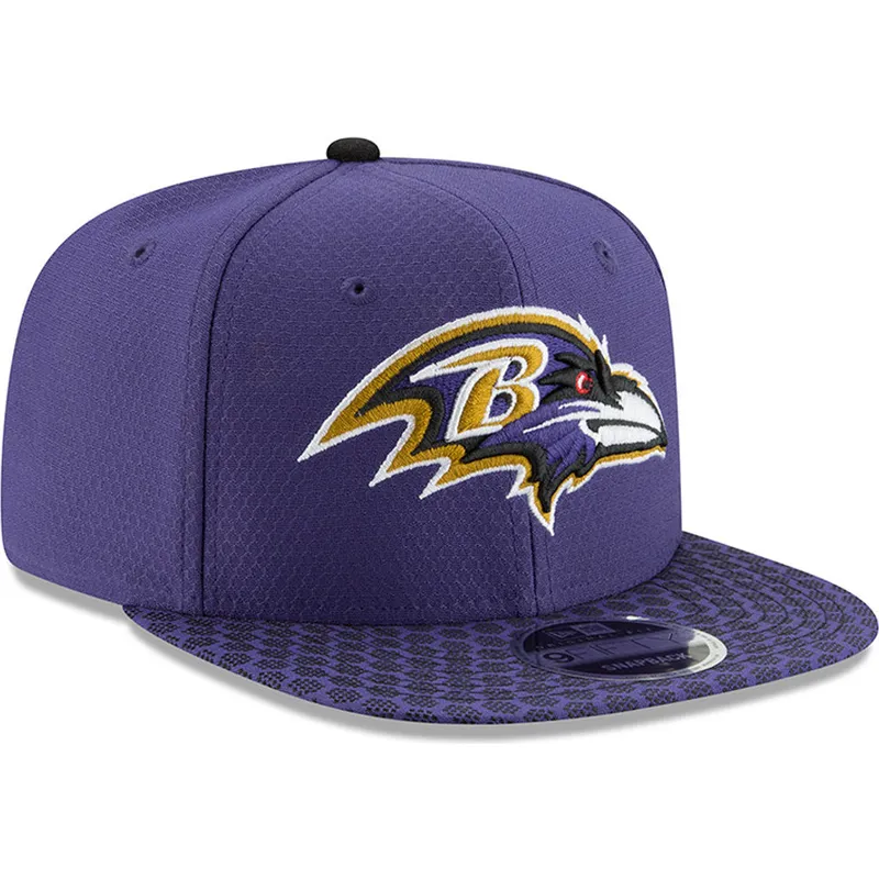 cepur-plakana-violets-snapback-9fifty-sideline-no-baltimore-ravens-nfl-no-new-era