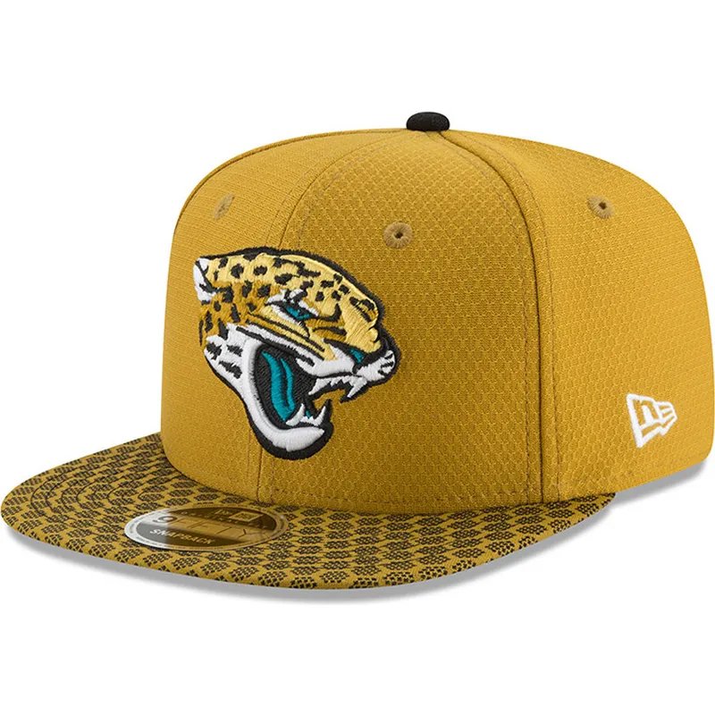 cepur-plakana-dzeltens-snapback-9fifty-sideline-no-jacksonville-jaguars-nfl-no-new-era