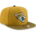 cepur-plakana-dzeltens-snapback-9fifty-sideline-no-jacksonville-jaguars-nfl-no-new-era