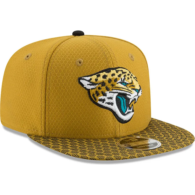 cepur-plakana-dzeltens-snapback-9fifty-sideline-no-jacksonville-jaguars-nfl-no-new-era