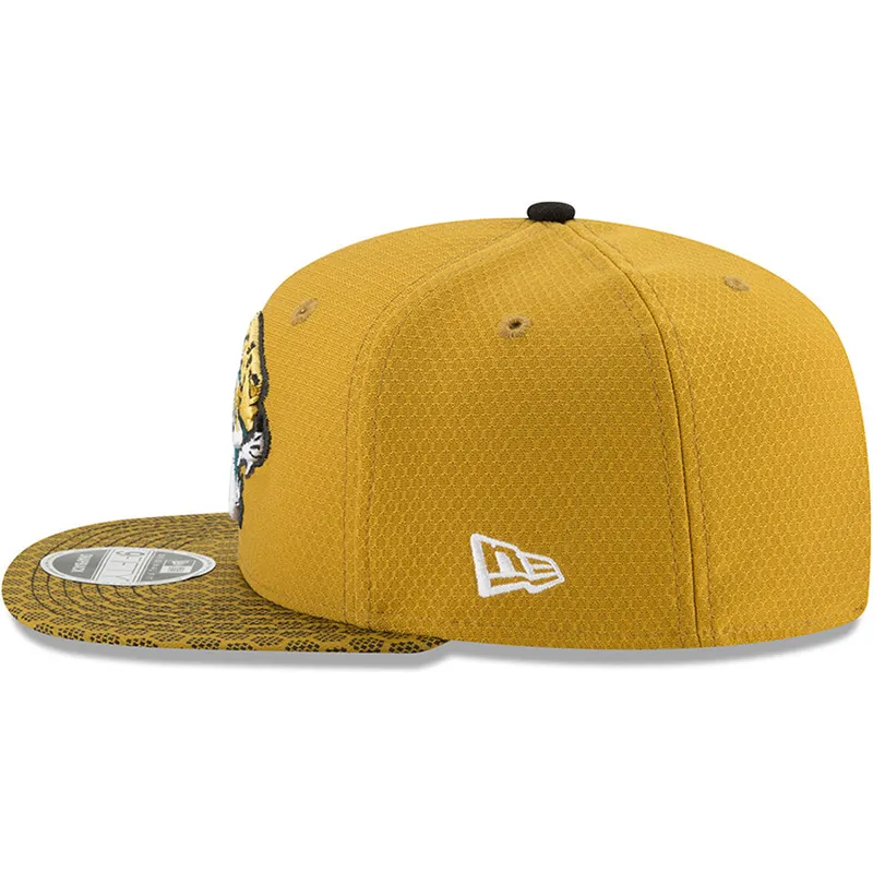 cepur-plakana-dzeltens-snapback-9fifty-sideline-no-jacksonville-jaguars-nfl-no-new-era