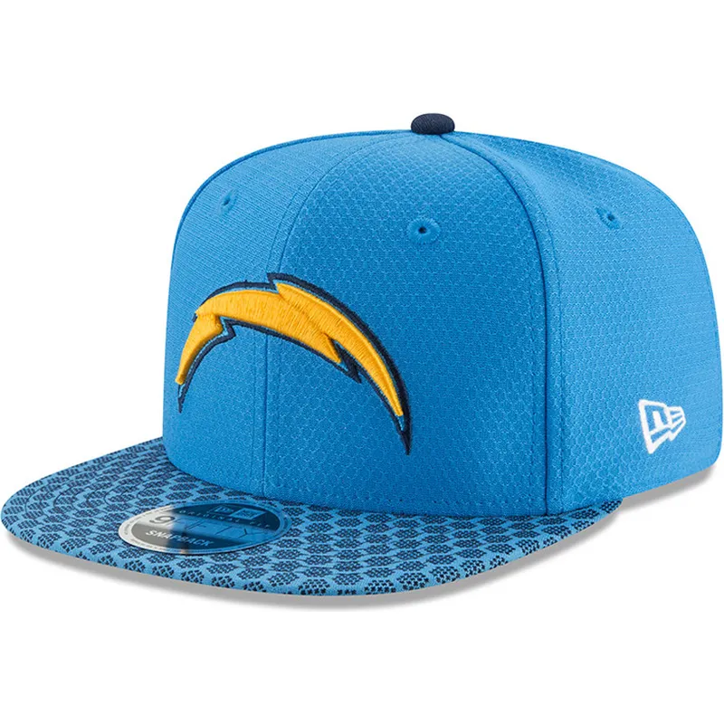 cepur-plakana-zils-snapback-9fifty-sideline-no-los-angeles-chargers-nfl-no-new-era