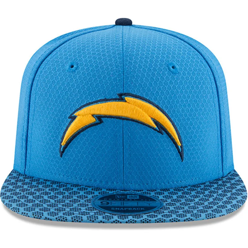 cepur-plakana-zils-snapback-9fifty-sideline-no-los-angeles-chargers-nfl-no-new-era