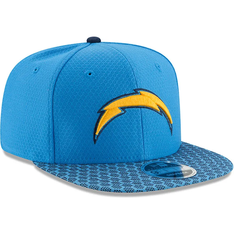 cepur-plakana-zils-snapback-9fifty-sideline-no-los-angeles-chargers-nfl-no-new-era