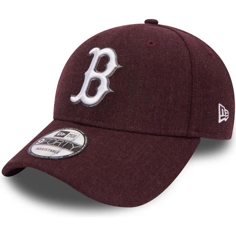 cepur-izliekta-violets-regulejama-lente-9forty-seasonal-heather-no-boston-red-sox-mlb-no-new-era
