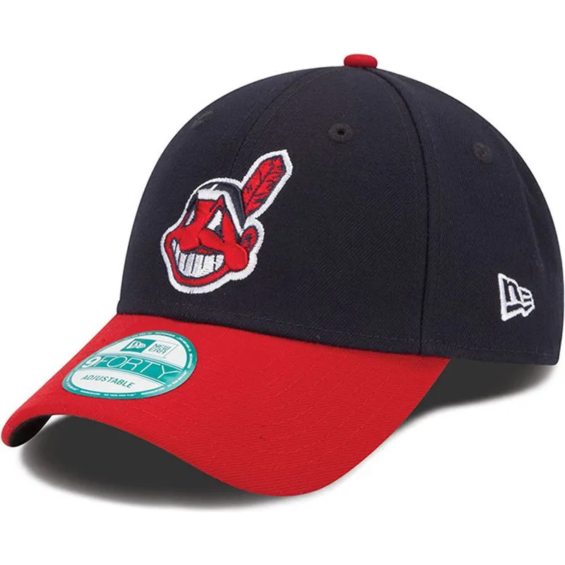 cepur-izliekta-melns-regulejams-9forty-the-league-no-cleveland-indians-mlb-no-new-era