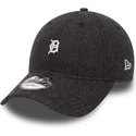cepur-izliekta-melns-regulejams-9forty-herringbone-no-detroit-tigers-mlb-no-new-era