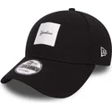 cepur-izliekta-melns-regulejams-9forty-satin-patch-no-new-york-yankees-mlb-no-new-era