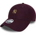 cepur-izliekta-sarkans-regulejams-oro-9forty-melton-no-new-york-yankees-mlb-no-new-era