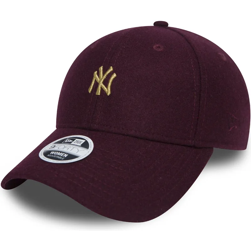 cepur-izliekta-sarkans-regulejams-oro-9forty-melton-no-new-york-yankees-mlb-no-new-era