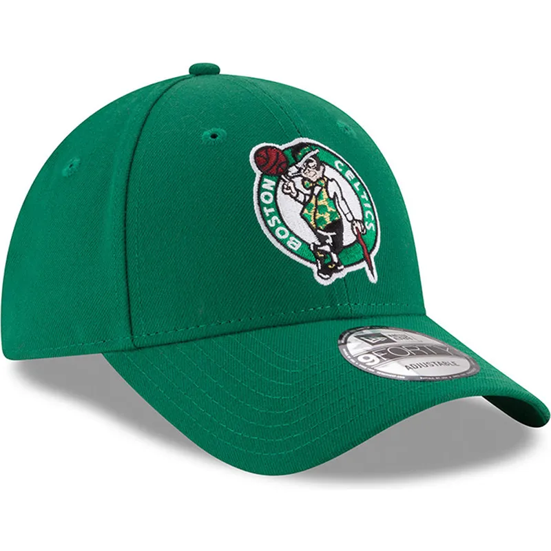 grune-verstellbare-curved-cap-9forty-the-league-der-boston-celtics-nba-von-new-era
