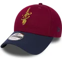 new-era-curved-brim-9forty-mesh-cleveland-cavaliers-nba-red-and-blue-adjustable-cap