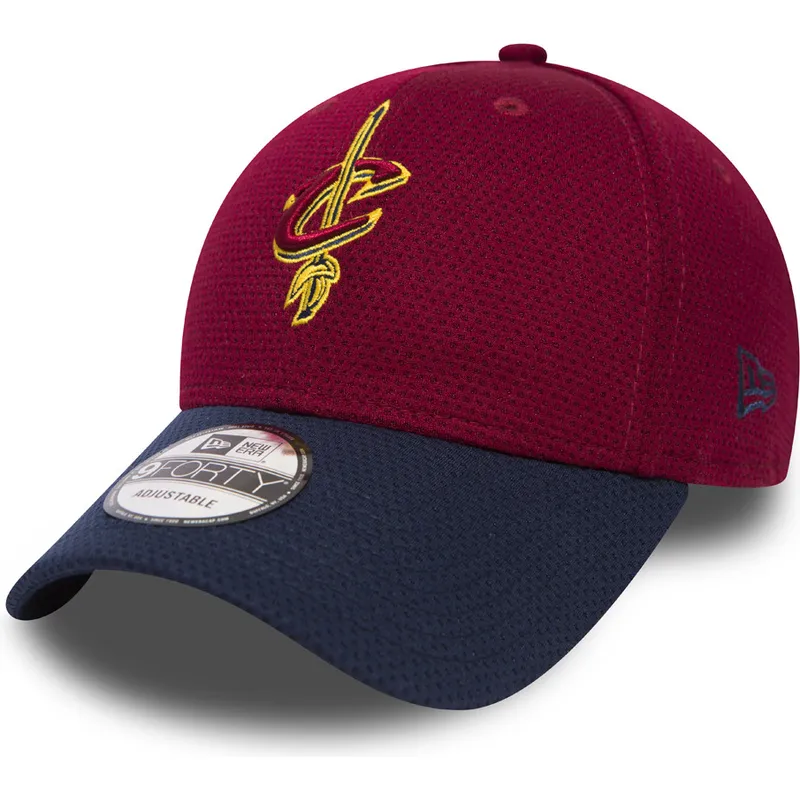 cepur-izliekta-sarkans-regulejams-9forty-mesh-no-cleveland-cavaliers-nba-no-new-era
