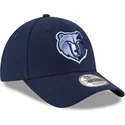 cepur-izliekta-zils-regulejams-bordado-9forty-the-league-no-memphis-grizzlies-nba-no-new-era