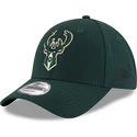 cap-izliekta-green-adjustable-strap-9forty-the-league-no-milwaukee-bucks-nba-no-new-era