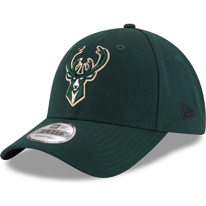 cepur-izliekta-zals-regulejams-9forty-the-league-no-milwaukee-bucks-nba-no-new-era