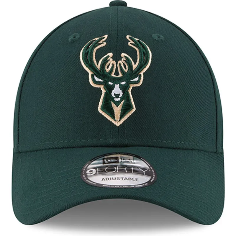 cap-izliekta-green-adjustable-strap-9forty-the-league-no-milwaukee-bucks-nba-no-new-era