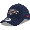 cepur-izliekta-tumsi-zils-regulejama-lente-9forty-the-league-no-new-orleans-pelicans-nba-no-new-era