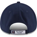 cap-izliekta-navy-blue-adjustable-strap-9forty-the-league-no-new-orleans-pelicans-nba-no-new-era