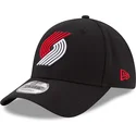 cap-izliekta-black-adjustable-strap-9forty-the-league-no-portland-trail-blazers-nba-no-new-era