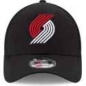 cepur-izliekta-melns-regulejama-lente-9forty-the-league-no-portland-trail-blazers-nba-no-new-era