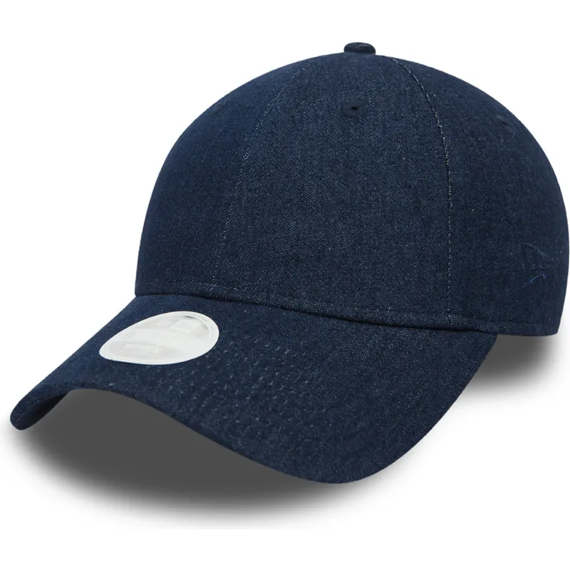 cepur-izliekta-zils-regulejams-efecto-vaquero-9forty-denim-no-new-era