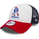 cepur-izliekta-truckeris-balts-snapback-9forty-throwback-no-new-england-patriots-nfl-no-new-era