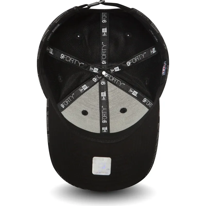 cepur-izliekta-melns-regulejams-9forty-night-time-reflective-no-las-vegas-raiders-nfl-no-new-era