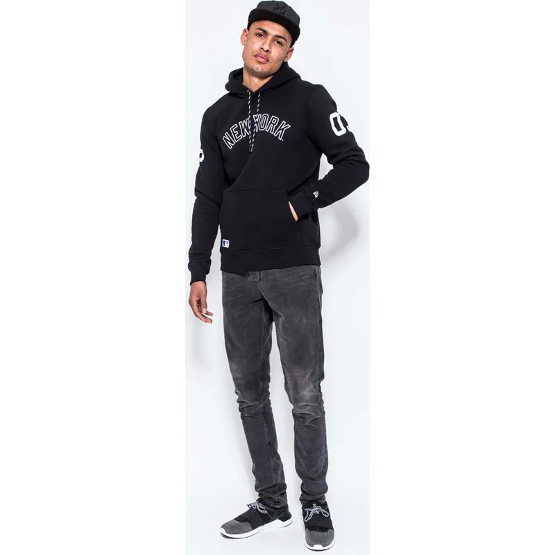 dzemperi-ar-kapuci-melns-pullover-hoody-east-coast-no-new-york-yankees-mlb-no-new-era