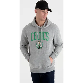 New Era Pullover Hoody Boston Celtics NBA Grey Sweatshirt