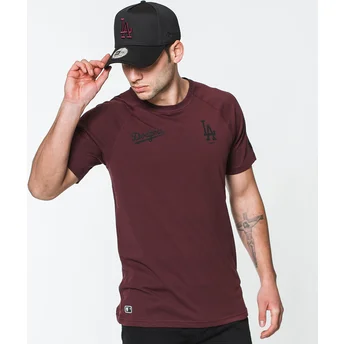 New Era Tech Series Los Angeles Dodgers MLB Maroon T-Shirt