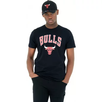 New Era Chicago Bulls NBA T-Shirt schwarz