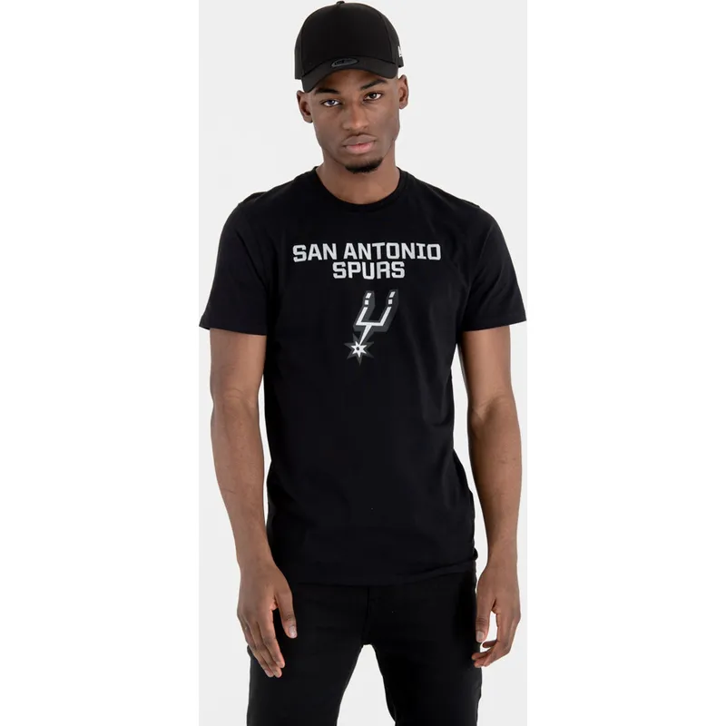 krekli-isas-piedurknes-melns-no-san-antonio-spurs-nba-no-new-era