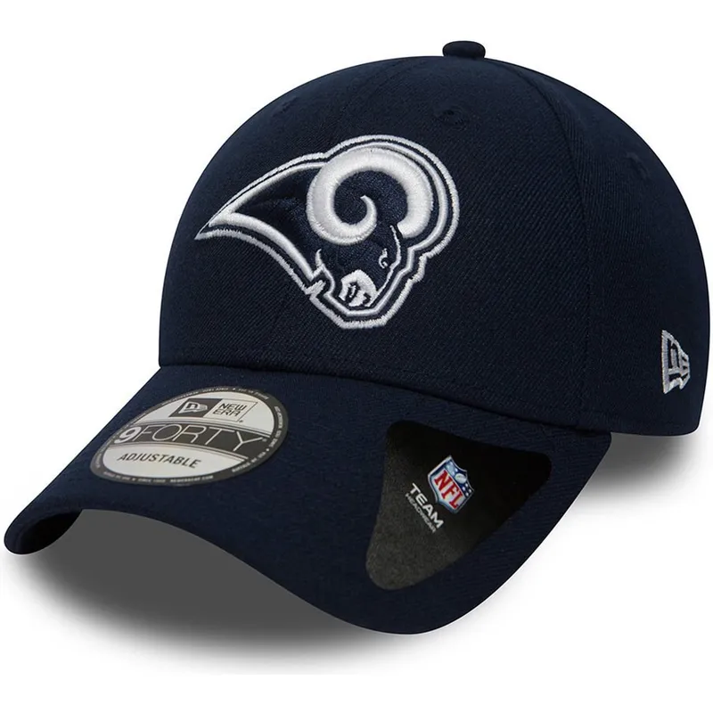 cepur-izliekta-tumsi-zils-regulejams-9forty-the-league-no-los-angeles-rams-nfl-no-new-era